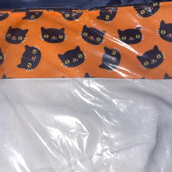 Halloween Trick or Treat Bag, Reversible Canvas Bucket Tote Bag, Multipurpose - Picture 9 of 10